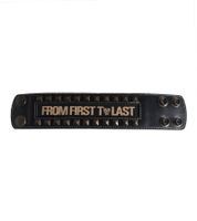 Bracciale From First to Last con borchie metalliche, Fan Merchandise, Gioielli da Braccio WB106307FTL3 Nero Bracciale From First to Last con borchie metalliche, Fan Merchandise, Gioielli da Braccio WB106307FTL3 Nero