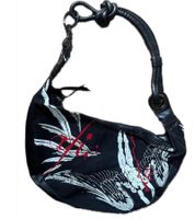 Bolso de hombro AFI Fallen Angel Band. Elegante bolso de compras. Mercancía para fans. LB110069AFI0. Negro/Rojo/Blanco.