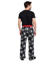RE:COVERED X NFL San Francisco 49ers Loungepants Herren Schlafanzug-Hose mit Team-Logo Pyjama-Hose RCNFL1396 Schwarz/Weiß