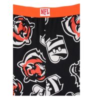 RE:COVERED X NFL Cincinnati Bengals Men's Lounge Pants with Team Logo, RCNFL1462, Black/White