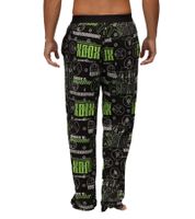 RE:COVERED X XBOX Series X Lounge Pants Men's Pajama Pants, Stylish Pajama Pants RCXBX123 Black/Green