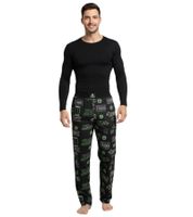 RE:COVERED X XBOX Series X Lounge Pants Men's Pajama Pants, Stylish Pajama Pants RCXBX123 Black/Green