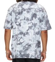 RE:COVERED X John Carpenter's Halloween Men's Tie-Dye T-Shirt, Crew Neck, Fan Shirt, RCSTC117, Gray/White