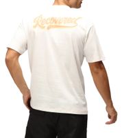 RE:COVERED X NFL Kansas City Chiefs Men's T-Shirt with Champions Print, Cotton Shirt RCNFL1559, Ecru-White