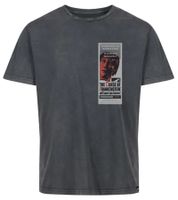 T-shirt homme RE:COVERED X HAMMER Horror Frankenstein Curse avec grand imprimé dans le dos, coton RCSTC111, noir