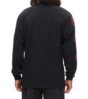 RE:COVERED X Studio Canal Evil Dead 2 Men's Long-Sleeved Shirt with Horror Face Print, Cotton Long-Sleeve Pullover RCSTC115 Black