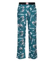 Pantalon de pyjama RE:COVERED X NFL Philadelphia Eagles pour homme avec logo de l'équipe, en coton, RCNFL1461, Vert nuit