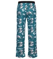 Pantalon de pyjama RE:COVERED X NFL Philadelphia Eagles pour homme avec logo de l'équipe, en coton, RCNFL1461, Vert nuit