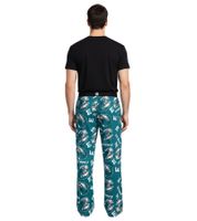 RE:COVERED X NFL Philadelphia Eagles Loungepants Herren Schlafanzug-Hose mit Team-Logo Baumwolle Pyjama-Hose RCNFL1461 Midnight-Grün