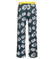 RE:COVERED X NFL Green Bay Packers - Pantalones de pijama de algodón para hombre con el logo del equipo, RCNFL1398 Verde