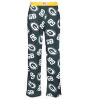 RE:COVERED X NFL Green Bay Packers - Pantalones de pijama de algodón para hombre con el logo del equipo, RCNFL1398 Verde