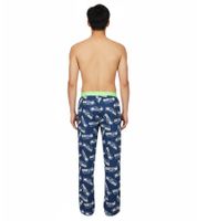 RE:COVERED X NFL Seattle Seahawks Men's Lounge Pants with Team Logo, Cotton Pajama Pants, RCNFL1427 Navy