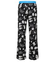 Pantalon de pyjama homme RE:COVERED X Star Wars, imprimé Star Wars Comics, en coton, RCDIF2108, noir/blanc