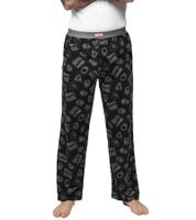 RE:COVERED X MARVEL Comics Hero Lounge Pants Men's Pajama Pants with Marvel Character Print MMDIF1485 Black/Gray