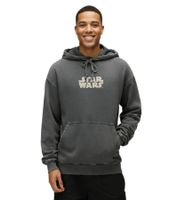 RE:COVERED X Star Wars Men's Hoodie with Back Print, Cotton Hoodie, Long-Sleeved Shirt, RCDIF2047 Gray