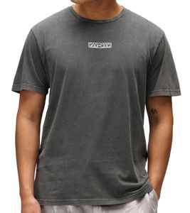 RE:COVERED X PAC MAN Men's T-Shirt Scoreboard Cotton Shirt with Large Back Print, Crew Neck, RCPCM287 Gray