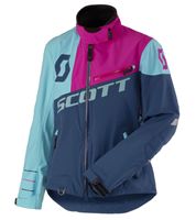 Veste de motocross SCOTT Shell Pro pour femme, veste de moto avec membrane Dryosphere, veste softshell 245005, bleu/orange ou rose/bleu