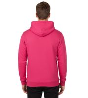 Felpa con cappuccio e tasche in cotone da uomo DEF MERCH BY011 Rosa Ibisco