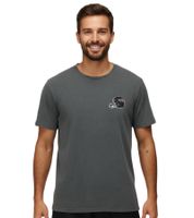 RE:COVERED X NFL Baltimore Ravens Men's T-Shirt with Football Helmet, Cotton Crew Neck, RCNFL1315I Gray