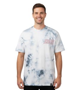 RE:COVERED X NFL Herren T-Shirt mit NEW YORK GIANTS Print Baumwoll-Shirt Rundhals-Shirt RCNFL1386 Blau