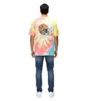 RE:COVERED X NFL San Francisco 49érs Herren T-Shirt mit Helm-Print Baumwoll-Shirt Rundhals-Shirt RCNFL1383 Bunt