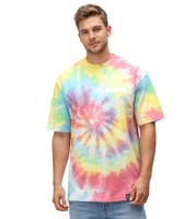 RE:COVERED X NFL Las Vegas Raiders Men's T-Shirt with Logo Print, Cotton Crew Neck, RCNFL1379, Colorful