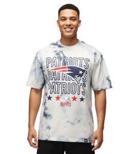 RE:COVERED X NFL Men's T-Shirt with New England Patriots Print, Cotton Crew Neck, RCNFL1382 Blue RE:COVERED X NFL Men's T-Shirt with New England Patriots Print, Cotton Crew Neck, RCNFL1382 Blue
