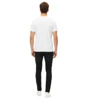 T-shirt homme RE:COVERED X GREMLINS avec grand imprimé photo, col rond, blanc RCWARN557