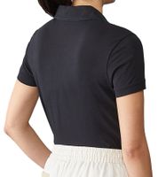 Mercedes-Benz AMG Petronas F1 MAPF1 Women's Polo Shirt, Cotton Polo Shirt with Team Logos and Color Accents, Short-Sleeved Shirt, 701227044 001 Black