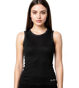 Mercedes-Benz AMG Petronas F1 Women's Tank Top, Cotton Shirt, Motorsport Shirt, 701225451 001 Black Mercedes-Benz AMG Petronas F1 Women's Tank Top, Cotton Shirt, Motorsport Shirt, 701225451 001 Black