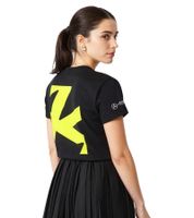 Camiseta Mercedes-Benz AMG Petronas F1 MAPF para mujer, de algodón, de manga corta, 701227127 001, negra