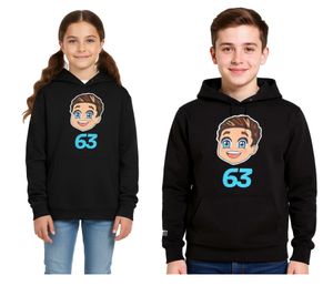 Mercedes-Benz AMG Petronas F1 George Russell Kinder Hoodie Mädchen und Jungen Kapuzen-Sweatshirt Formel 1 701227132 001 Schwarz