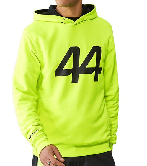 Mercedes-Benz AMG Petronas F1 Hoodie Lewis Hamilton Herren Kapuzen-Sweatshirt Formel 1 701227116 002 Neongelb/ Schwarz