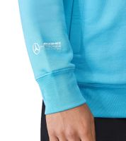 Sudadera con capucha Mercedes-Benz AMG Petronas F1 George Russell para hombre, Fórmula 1, 701227118 002 Turquesa