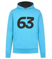 Sudadera con capucha Mercedes-Benz AMG Petronas F1 George Russell para hombre, Fórmula 1, 701227118 002 Turquesa