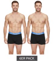 Confezione da 6 boxer da uomo U.S. POLO ASSN., intimo traspirante in cotone, 011601_US16133_02, nero o blu/rosso