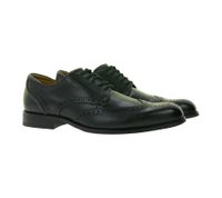 Clarks Arlo Limit Brogue Herren Echtleder-Schuhe Budapester Business-Schuhe Anzug-Schuhe Schnür-Schuhe 26171452 Schwarz