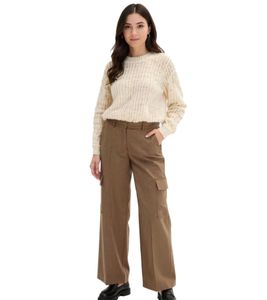 Pantaloni cargo da donna, pantaloni per il tempo libero, pantaloni pratici per tutti i giorni, taglio dritto 966705 Marrone Pantaloni cargo da donna, pantaloni per il tempo libero, pantaloni pratici per tutti i giorni, taglio dritto 966705 Marrone