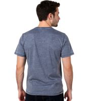 RE:COVERED X STAR WARS Men's Cotton Shirt with Lettering, Everyday Shirt, Short-Sleeved Shirt, T-Shirt PCSTW1697, Heather Blue