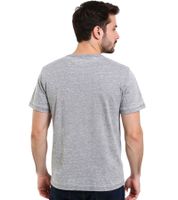 RE:COVERED X Disney Men's T-Shirt with Panic Mickey Print, Cotton Crew Neck, MMDIS2295 Gray