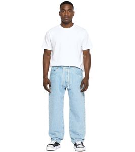 stylische Herren Jeans im Jogger-Stil Denim-Hose Baggy Leg mit Bindeband BR-12000-300 Hell-Blau stylische Herren Jeans im Jogger-Stil Denim-Hose Baggy Leg mit Bindeband BR-12000-300 Hell-Blau