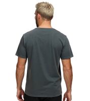 RE:COVERED X NFL Men's T-Shirt Kansas City Chiefs Logo Lettering Cotton Shirt Crew Neck Shirt RCNFL1317D Gray