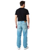 Pantalones vaqueros de hombre con estilo skater fit y cremallera BR-11000-1700 azul claro