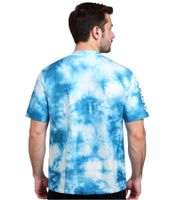 RE:COVERED X NFL Men's T-Shirt with Philadelphia Eagles Print, Cotton Crew Neck, RCNFL1393 Blue/White