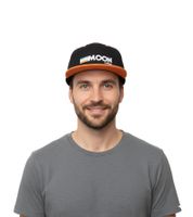 moon Women oder Men Basecaps Snap Back Cap Orange