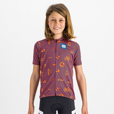 Sportful Kids Radtrikots Checkmate Radtrikot 14 Jahre Blue