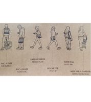 MeroMero Women's or Men's Messenger Bag, Shoulder Bag, Laptop Bag, Meije Tote Bag, Gray