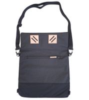 MeroMero Women's or Men's Messenger Bag, Shoulder Bag, Laptop Bag, Meije Tote Bag, Gray