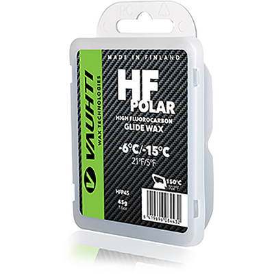 Vauhti Skiwachs Skipflege HF Polar Wachs 45g Mehrfarbig