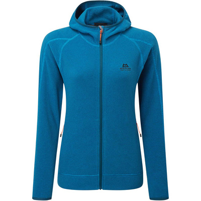 Mountain Equipment Mujer Chaqueta polar Diablo Hooded Chaqueta Azul